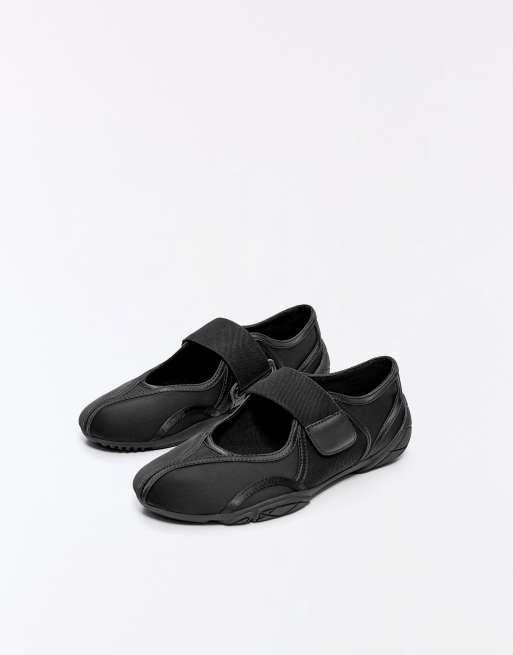 Bershka ballerine sportive nere, 3 di 6