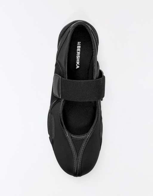 Bershka ballerines de sport noires, 4 de 6