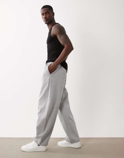 Bershka – Ballon-Jogginghose in Hellgrau mit weitem Schnitt, 2 von 5