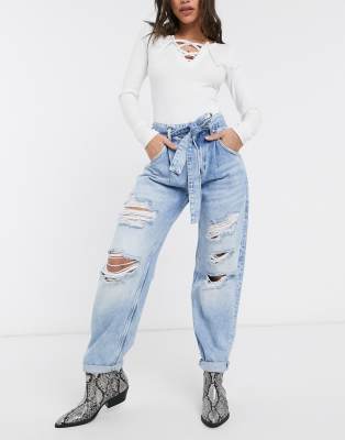 bershka balloon jeans