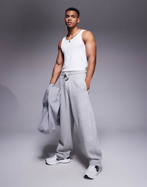 Bershka balloon fit sweatpants in gray - view 1