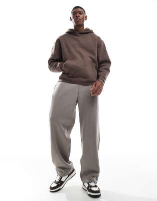 balloon fit sweatpants in taupe-Neutral