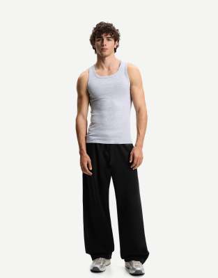 Balloon Leg Trousers in Iron