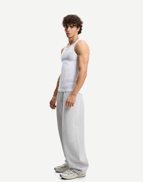 Bershka balloon leg trousers in grey - view 1