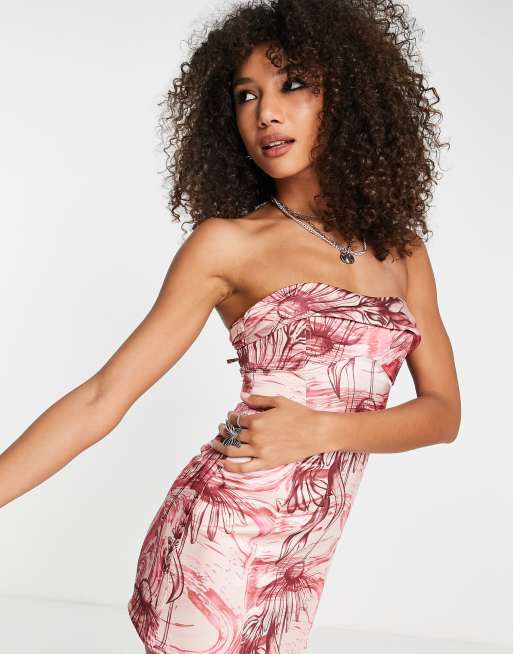 Robe best sale satin bershka