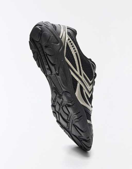 Bershka Barefoot trainers in black, 5 of 7