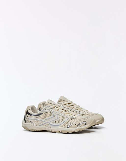 Bershka Barefoot trainers in grey, 6 of 7