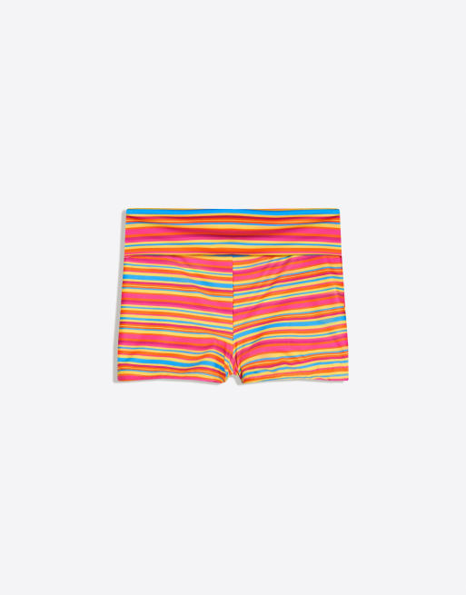Bershka - Bas de bikini à rayures - Rose, 3 de 3