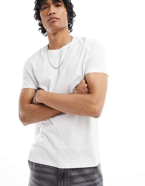 Bershka – Basic – Biały T-shirt - view 1