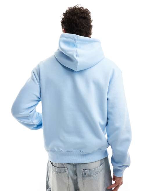 Bershka - Basic hoodie in blauw, 4 van 4
