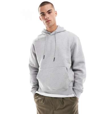 Толстовка с капюшоном Bershka серого цвета 5290₽
