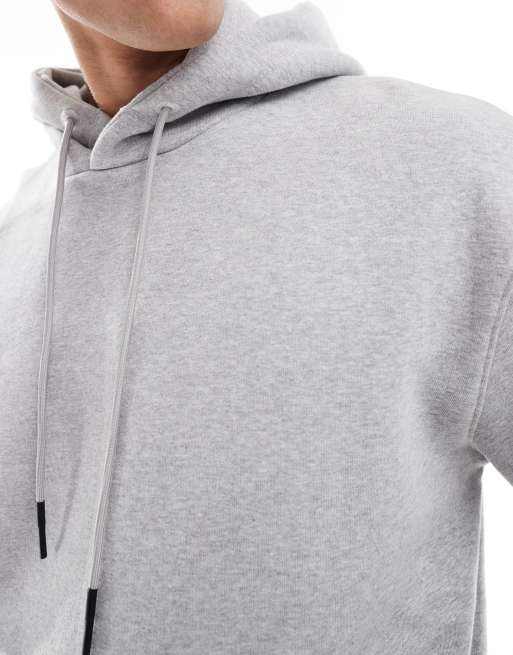 Bershka basic hoodie in gray | ASOS