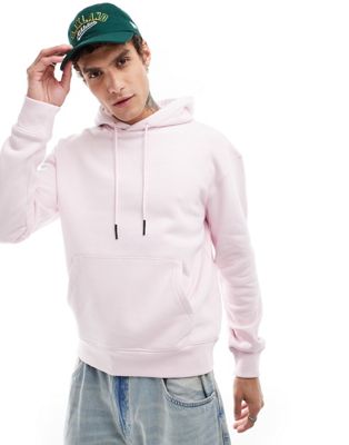 basic hoodie in pink
