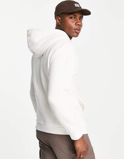 Bershka cheap white hoodie