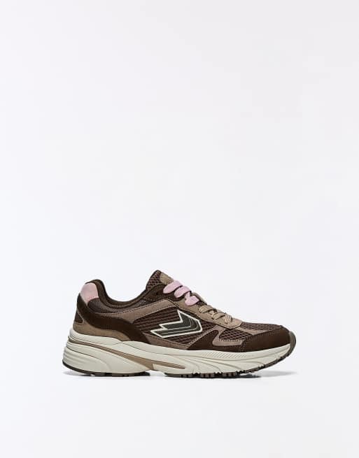 Bershka - Baskets à empiècements - Marron, 2 de 7
