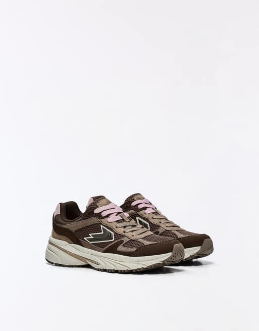 Bershka - Baskets à empiècements - Marron, 7 de 7