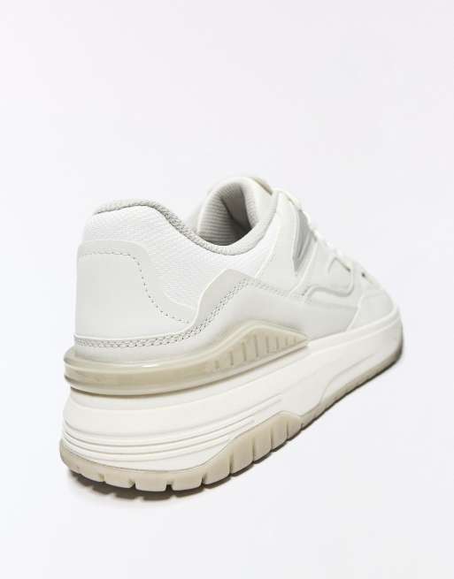 Bershka baskets chunky à empiècements blanches, 7 de 7