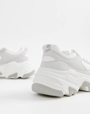 basket blanche homme bershka