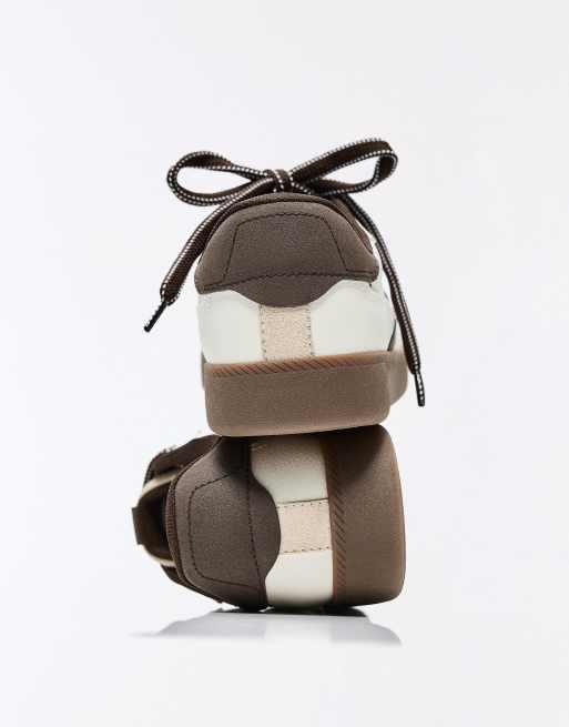 Bershka - Baskets rétro - Blanc, 6 de 7