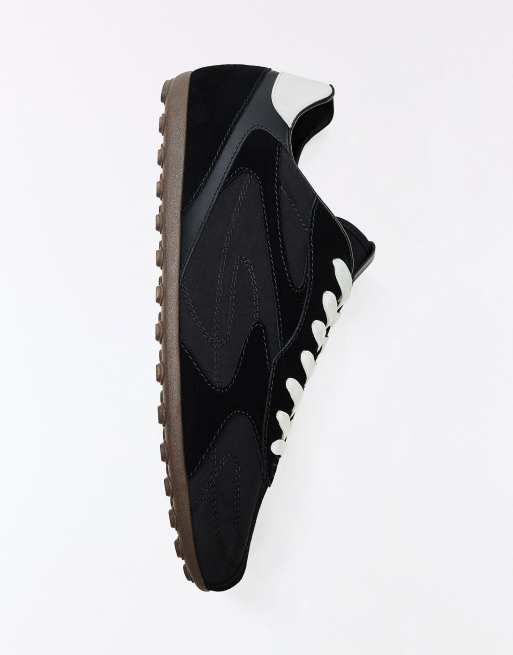 Bershka baskets slim rétro noires, 6 de 7