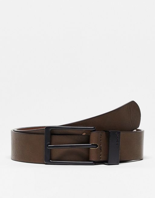 Bershka belt in mid brown | ASOS