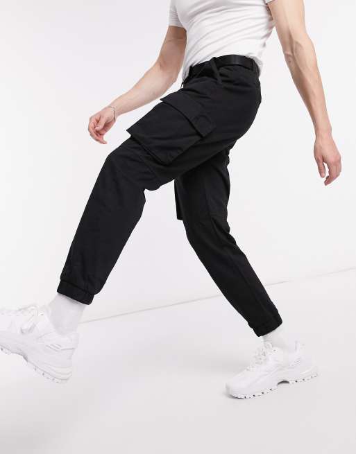bershka cargo pants men's