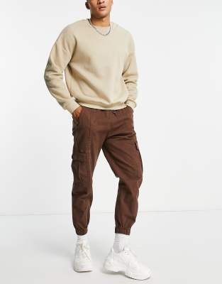 cargo pants men brown