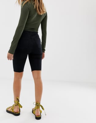bershka biker shorts