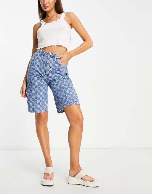 Bershka store biker shorts