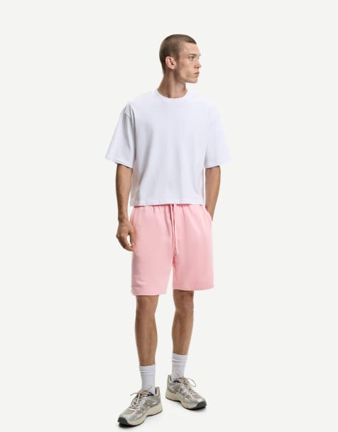 Bershka – Bermudashorts in Rosa - view 1