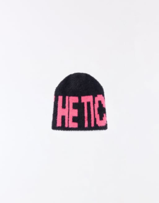 Bershka berretto grafico nero, 3 di 5