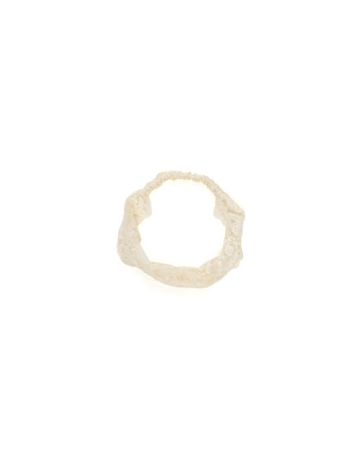 Bershka – Besticktes Stirnband in Ecru, 4 von 4
