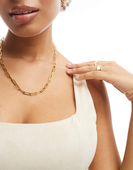 Bershka – Beżowy top typu milkmaid z imitacji zamszu, 3 z 4