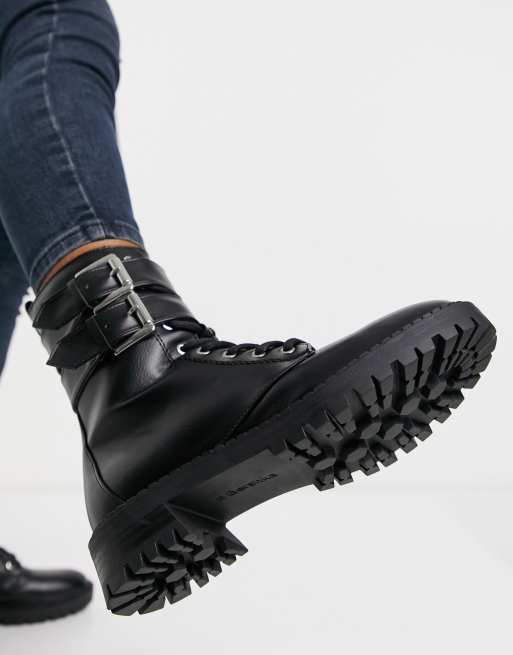 Bershka biker outlet boots