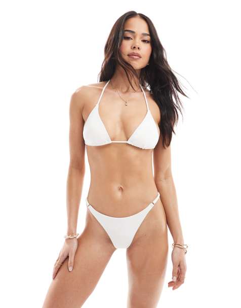 Bershka - Bikini triangle - Blanc - view 1