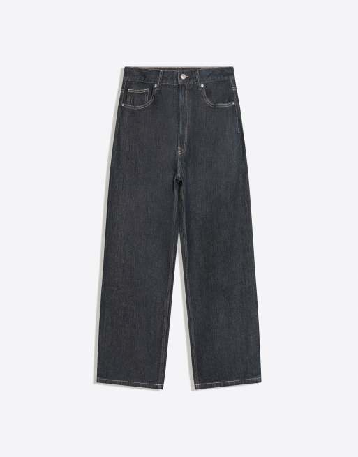 Bershka - Blå baggy-jeans, 5 af 5