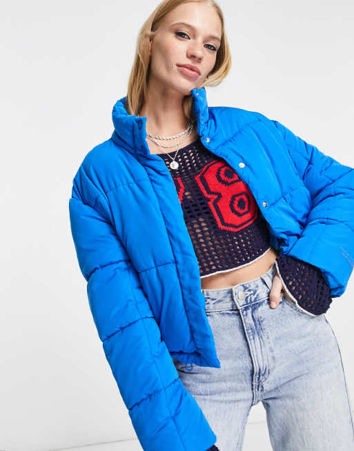 Bershka - blå dynejakke , 4 af 4