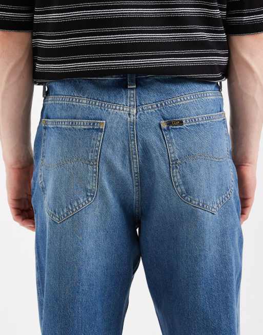 Bershka – Blå jeans med vida ben, 4 av 6