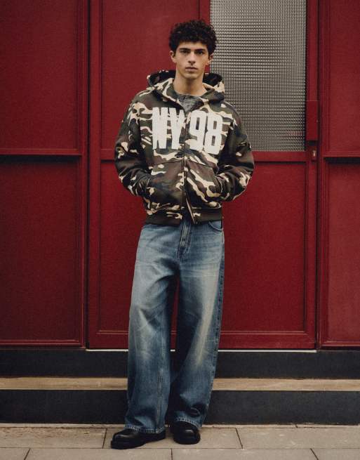 Bershka - Blå og super baggy jeans, 6 af 6