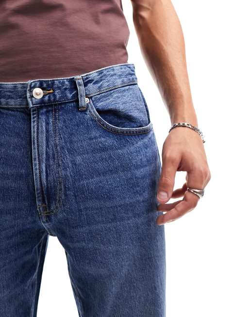 Bershka - Blå slim-jeans, 2 af 5