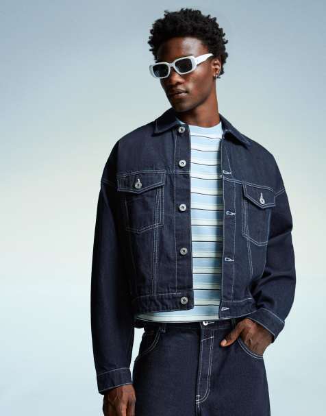Bershka - Blå trucker-denimjakke - view 1