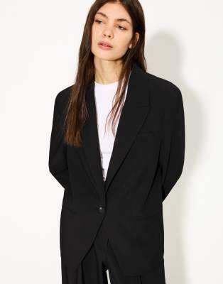 Bershka - Blazer in Schwarz