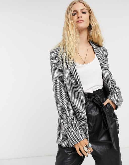 Zwart wit blazer new arrivals