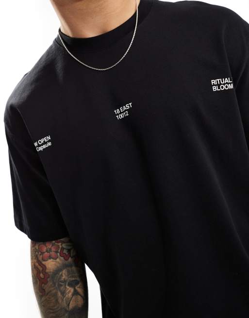 Brave Soul - T-shirt oversize - Bleu marine océan | ASOS