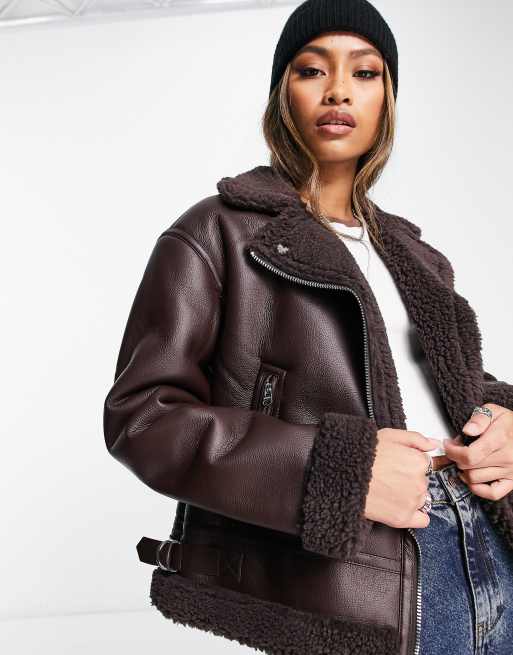 bershka manteau aviateur