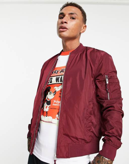 Bershka shop red jacket