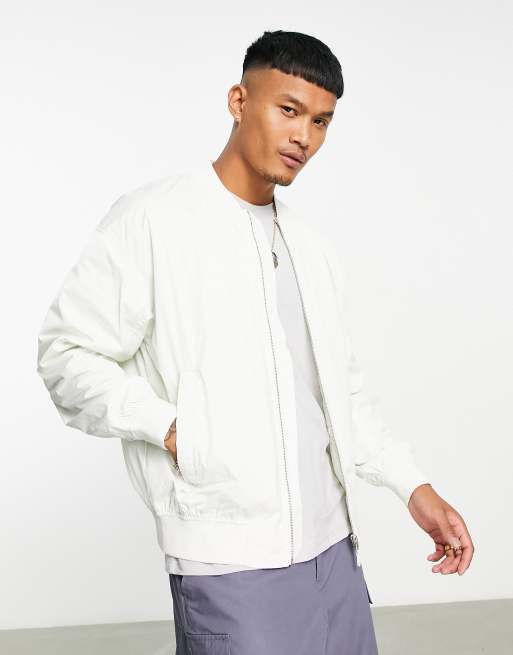 Bershka – Bomberjacke in Ecru, 4 von 4