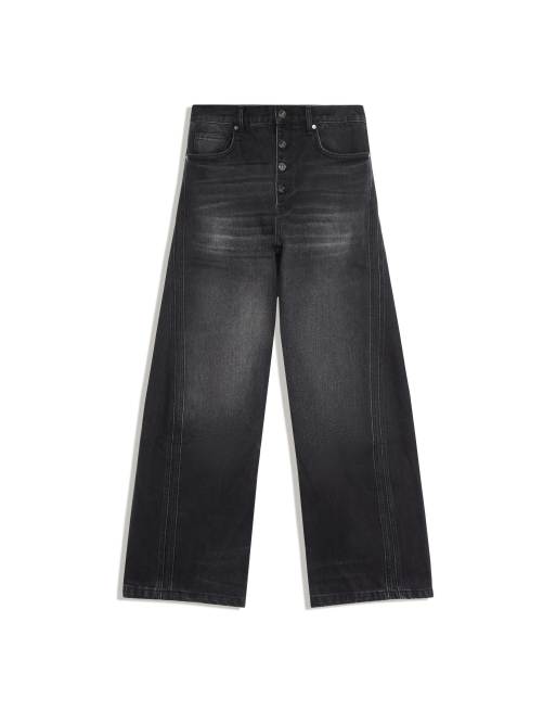 Bershka bootcut-jeans i sort, 2 af 2