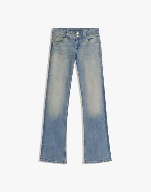 Bershka – Bootcut-Jeans in Blau, 5 von 5