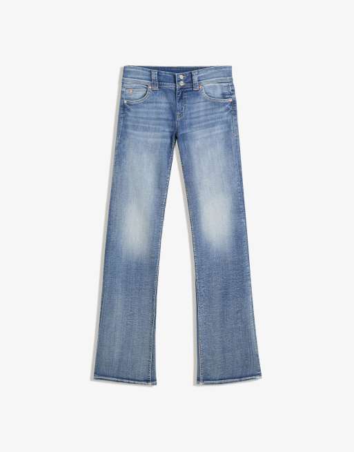 Bershka – Bootcut-Jeans in Hellblau, 5 von 6